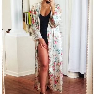 Natori floral robe Nordstrom